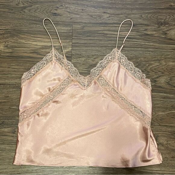 Victoria’s Secret Lightweight Camisole Top Dusty Rose Pink Adjustable Strap XL - Picture 7 of 16